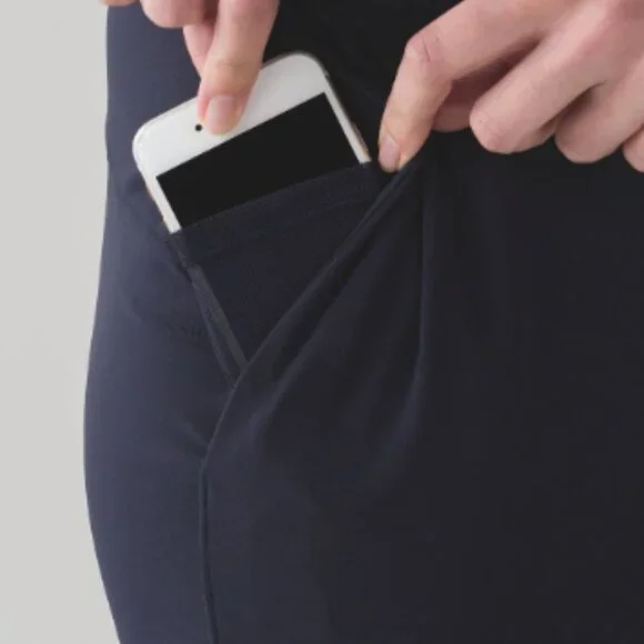 (6101) 🍋 LULULEMON On the Fly Jogger Pant *28" Sz 4 MIDNIGHT NAVY - Picture 3 of 6